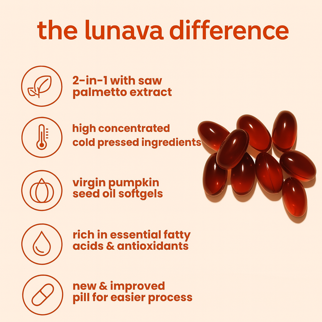 Lunava Pumpkin Seed Oil Capsules