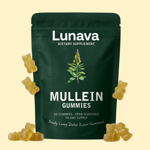 Lunava Mullein Lung Detox & Cleansing Gummies (30 Day Supply)