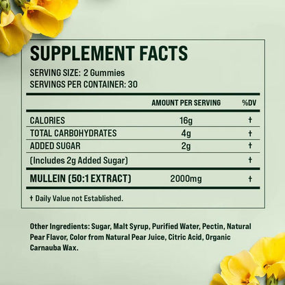 Lunava Mullein Lung Detox Gummies