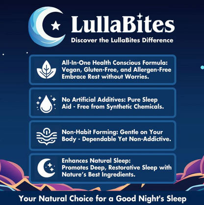 LULLABITES NATURAL SLEEP GUMMIES