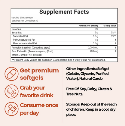 Lunava Pumpkin Seed Oil Capsules